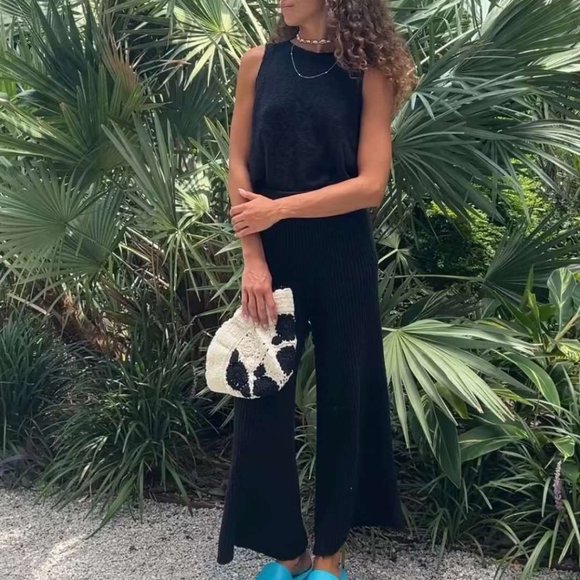 Free People Dresses & Skirts - Free People Adelaide Sweater Set - Black